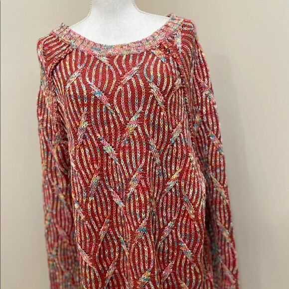 NWT cable knit oversize sweater size XS - Picture 2 of 6